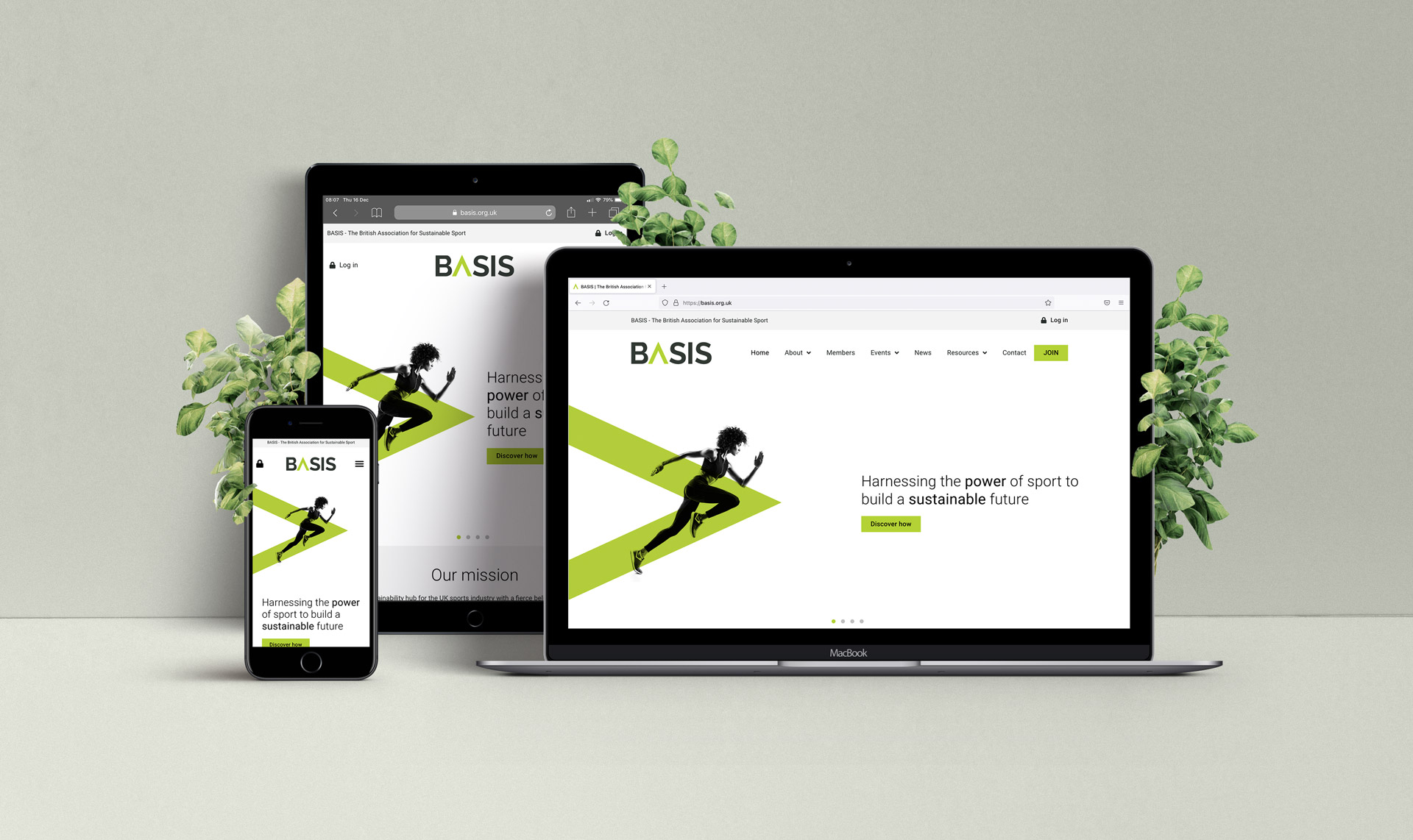Noble Digital created a new responsive Website for BASIS - the British Association for Sustainable Sport
